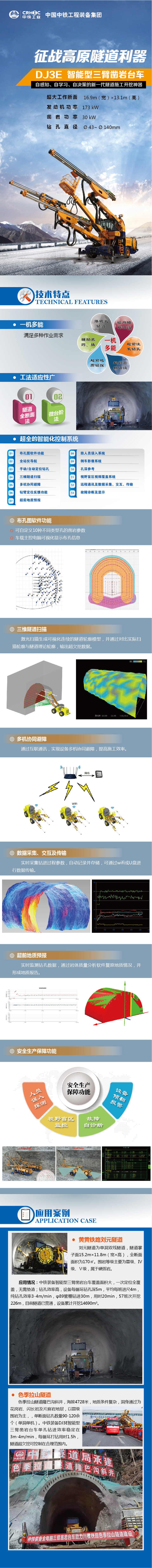 全電腦三臂鑿巖臺車